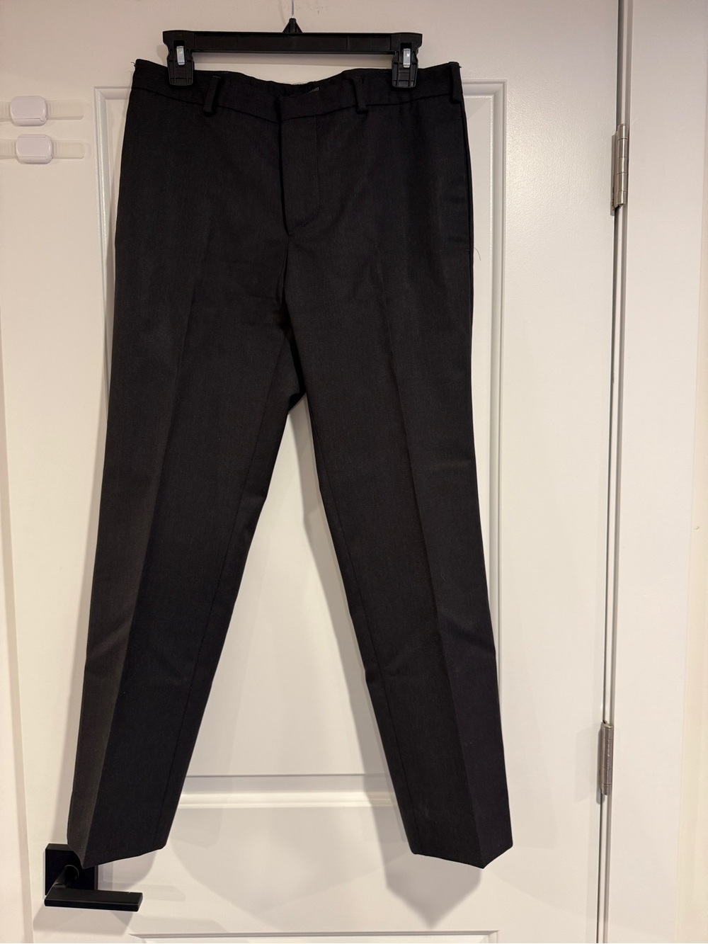 Valentino Spa 100% Fleece Wool Dress Pants Men's 32x28 Black Trouser Slacks